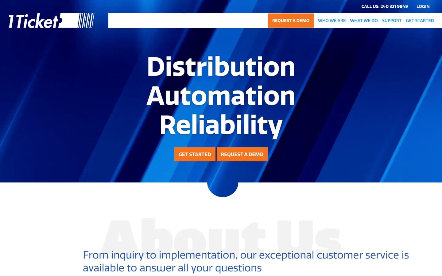 1Ticket's product page