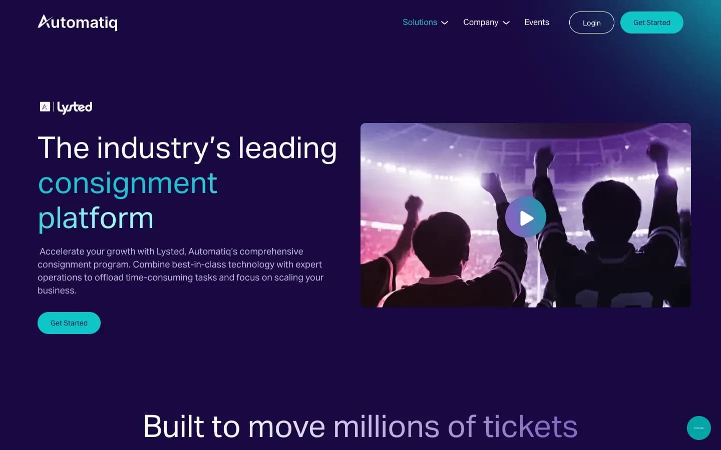 Lysted's product page