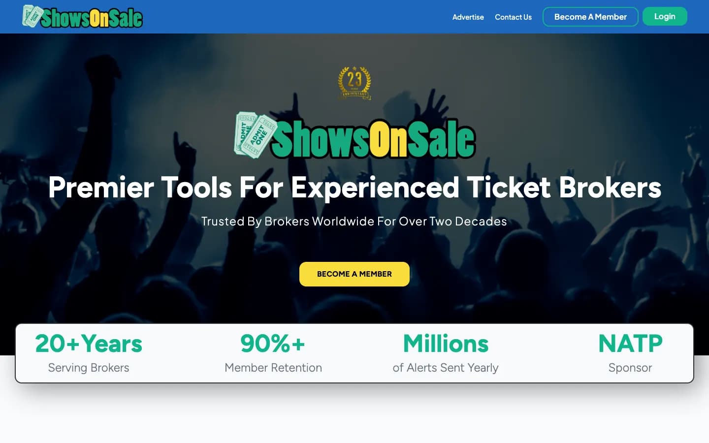 Shows On Sale's product page